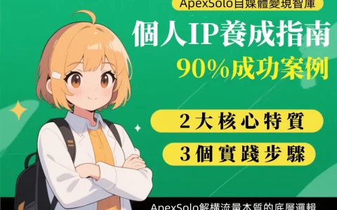 個人IP養成指南：90%成功案例都具備的2大核心特質與3個實踐步驟