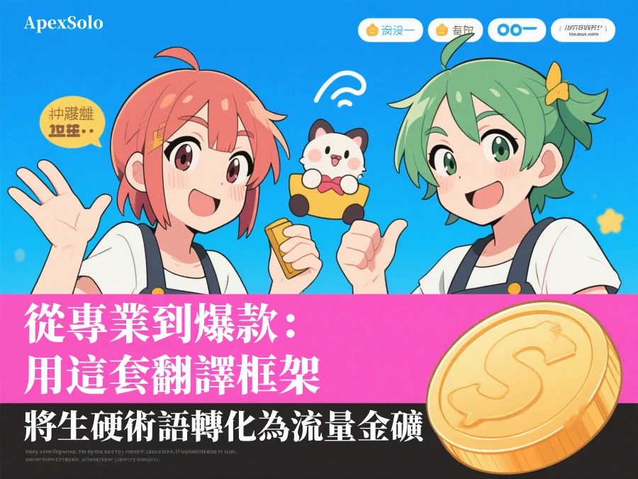 從專業到爆款：用這套翻譯框架將生硬術語轉化為流量金礦