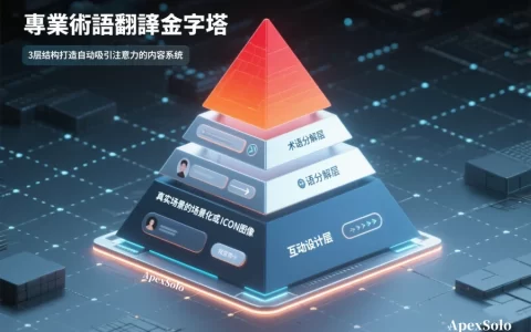 專業術語翻譯金字塔：3層結構打造自動吸睛內容系統